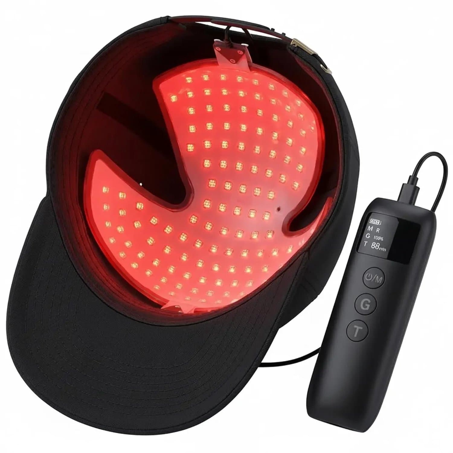 Klarven® Haargroei Helm - Laser Cap - Hair Growth Cap - Rood en Blauw Licht Therapie - Oplaadbaar en Uitneembaar - Voor Mannen en Vrouwen