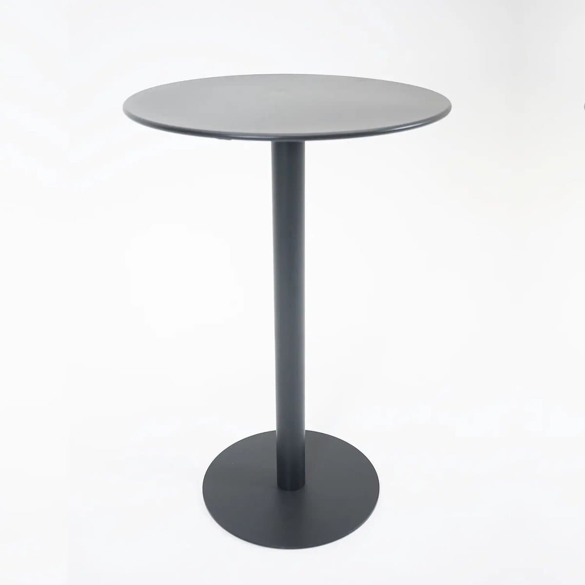 Vita Santo bartafel Ø70 met 2 Porto barstoelen zwart