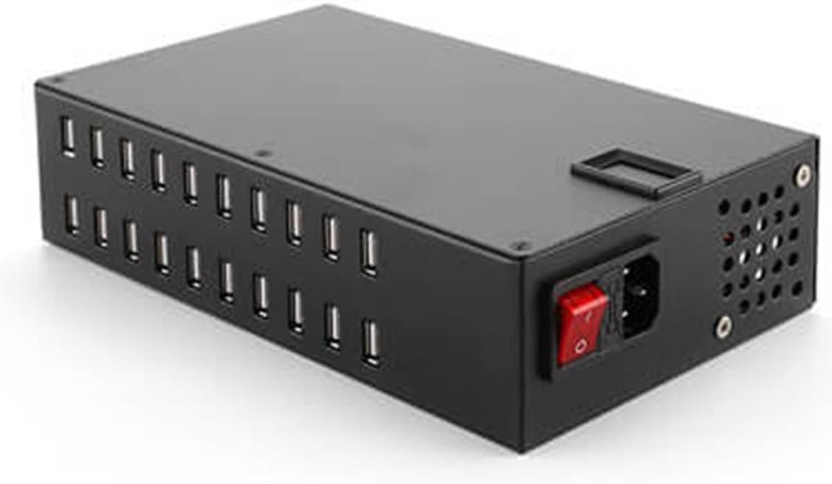Docking station - Usb hub - Hub - Laadstation - USB a hub - 20 ports USB-A 12W