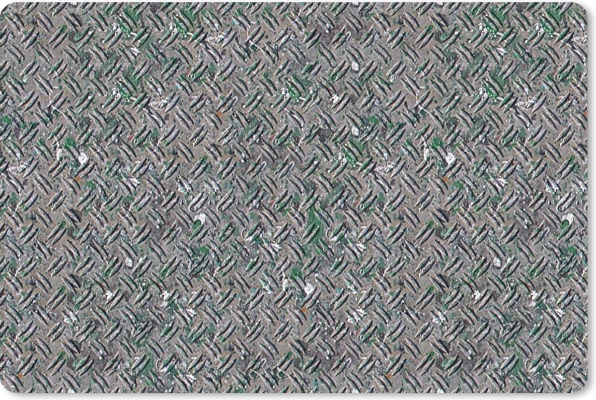 Muismat XXL 120x80 cm - Bureau onderlegger - Bureau mat IJzer - Platen - Patroon - Bureaumat - Gaming mousepad xl - Bureaulegger groot - Computer deskmat