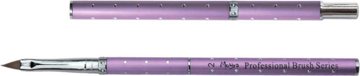 Moyra Acryl - Penseel - Nagels - Lila nr 2