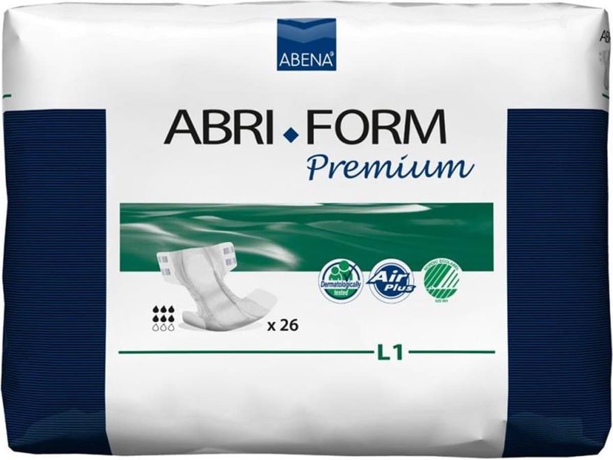 Abena Slip Premium 1 Large - 1 pak van 26 stuks