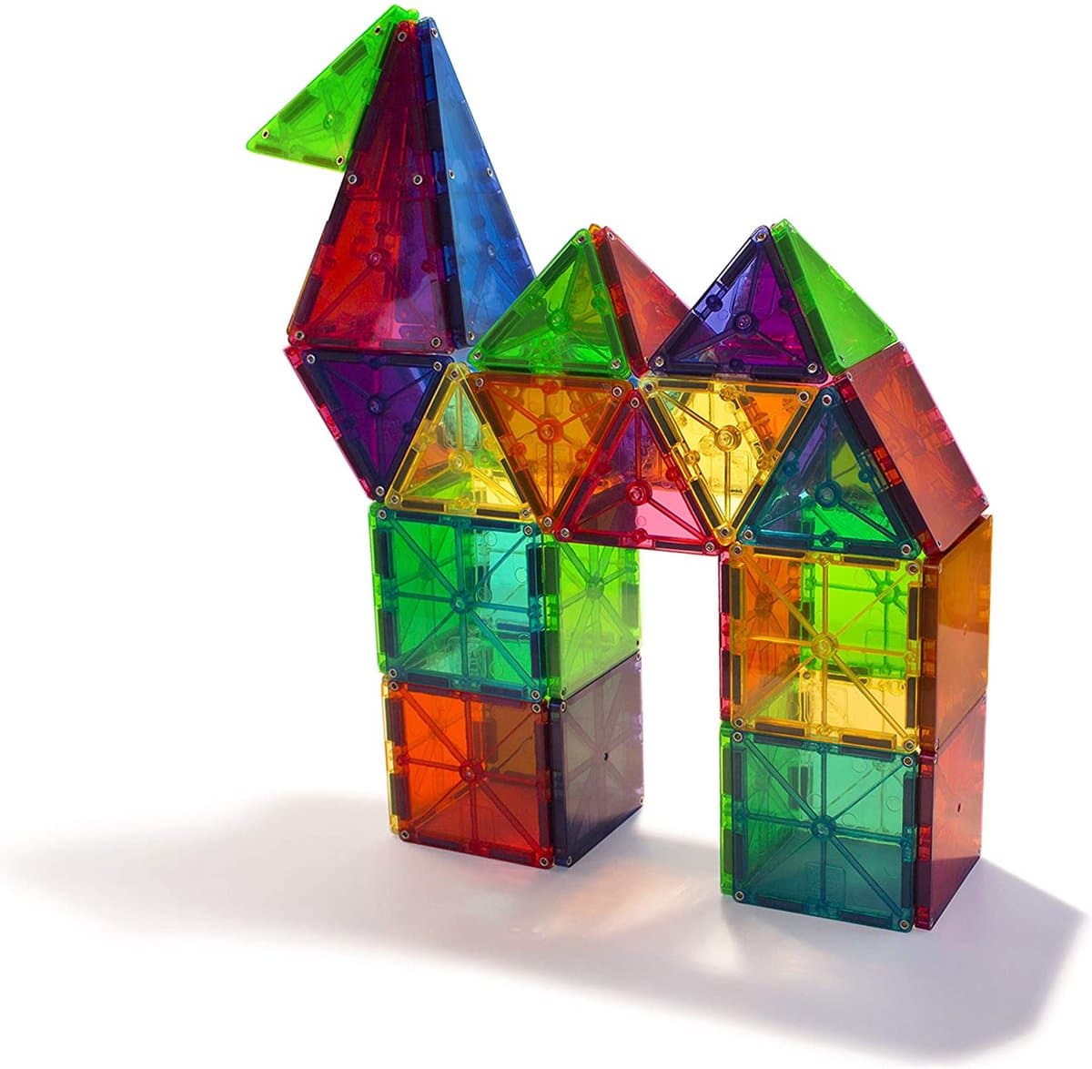 Magna-Tiles Doorschijnende kleuren 100 stuks