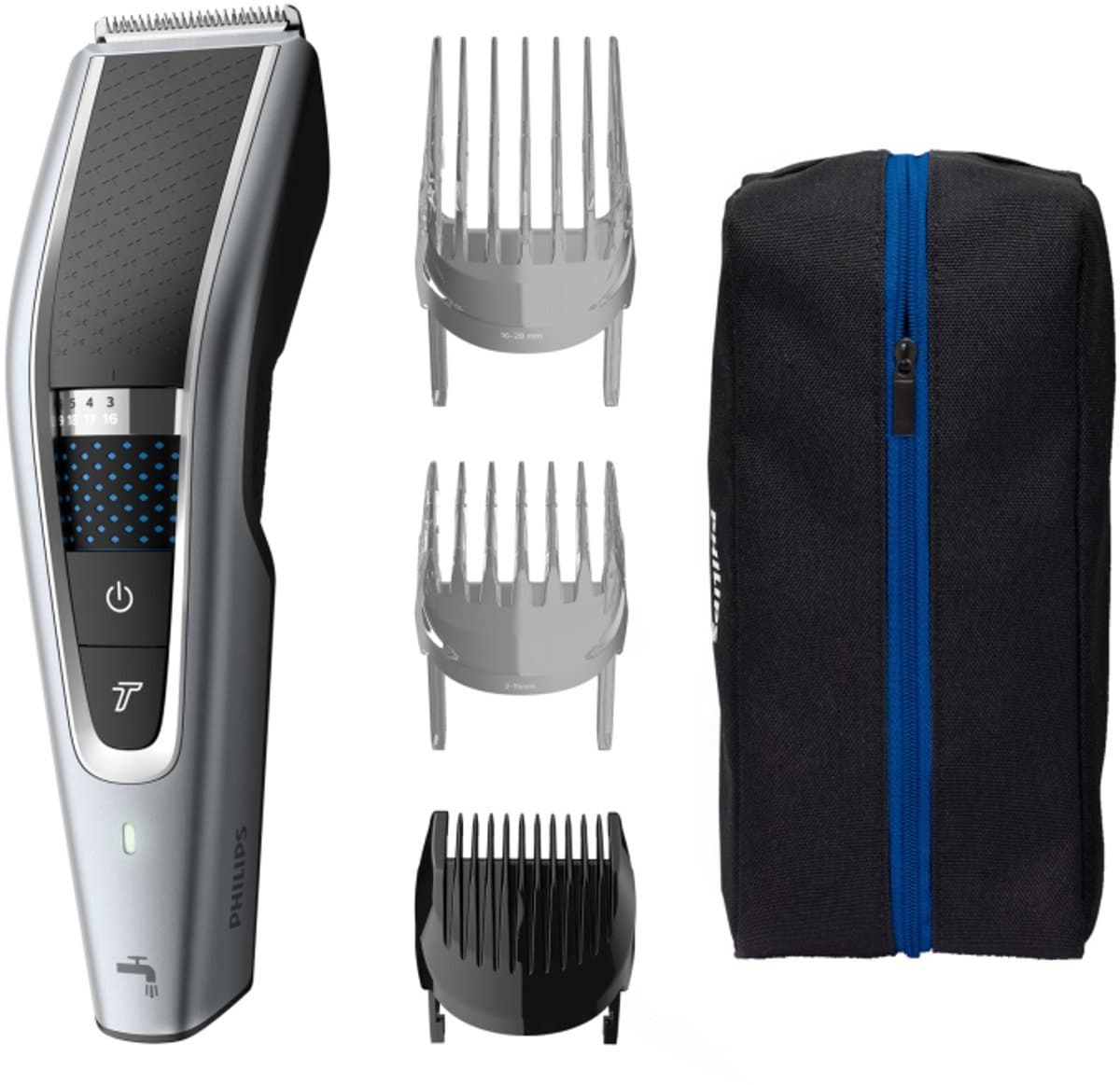 Philips HC5630/15 - 5000 Series Tondeuse voor mannen - Waterbestendig 60 min batterijduur 18 lengtes