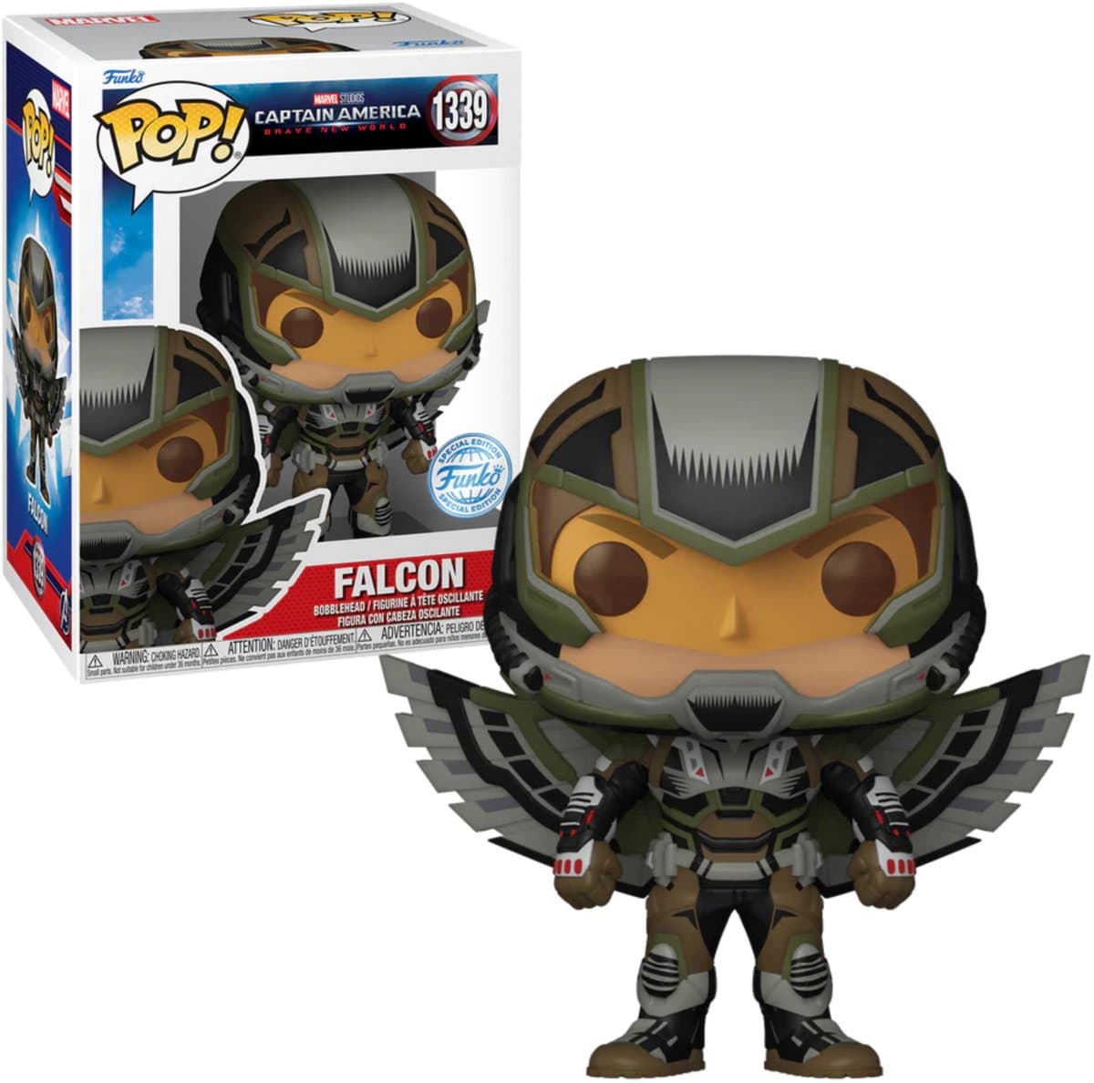 FUNKO POP! FALCON (RETRO) 1339 CAPTAIN AMERICA: BRAVE NEW WORLD Exclusive