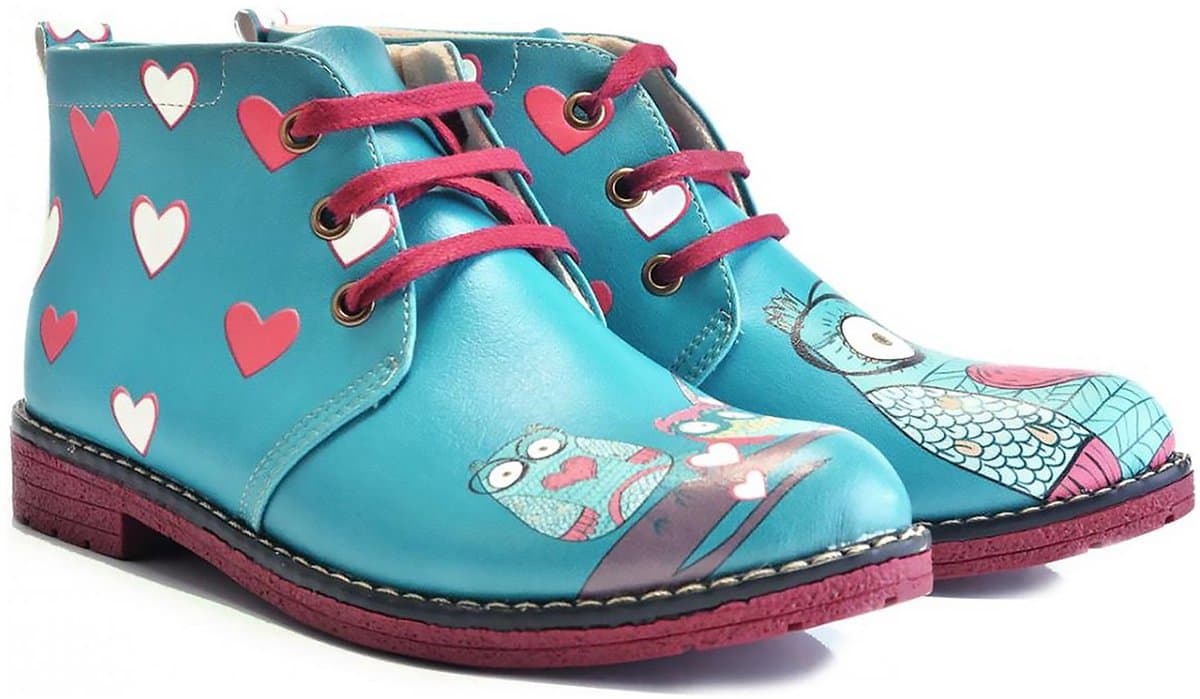 GOBY Owls Boots – Handgemaakt – Premium Kwaliteit – Maat 41
