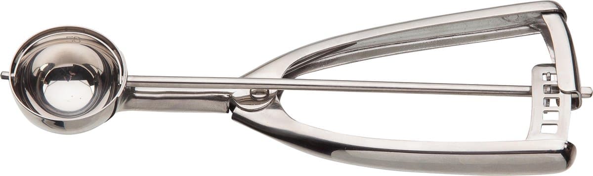 Diamant Sabatier - ijsschep - portioneerlepel - oliebollenlepel 38mm - RVS - skinkaart
