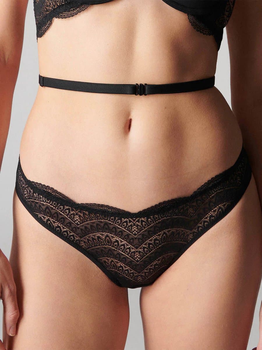 Simone Pérèle Karma Slip Zwart 3