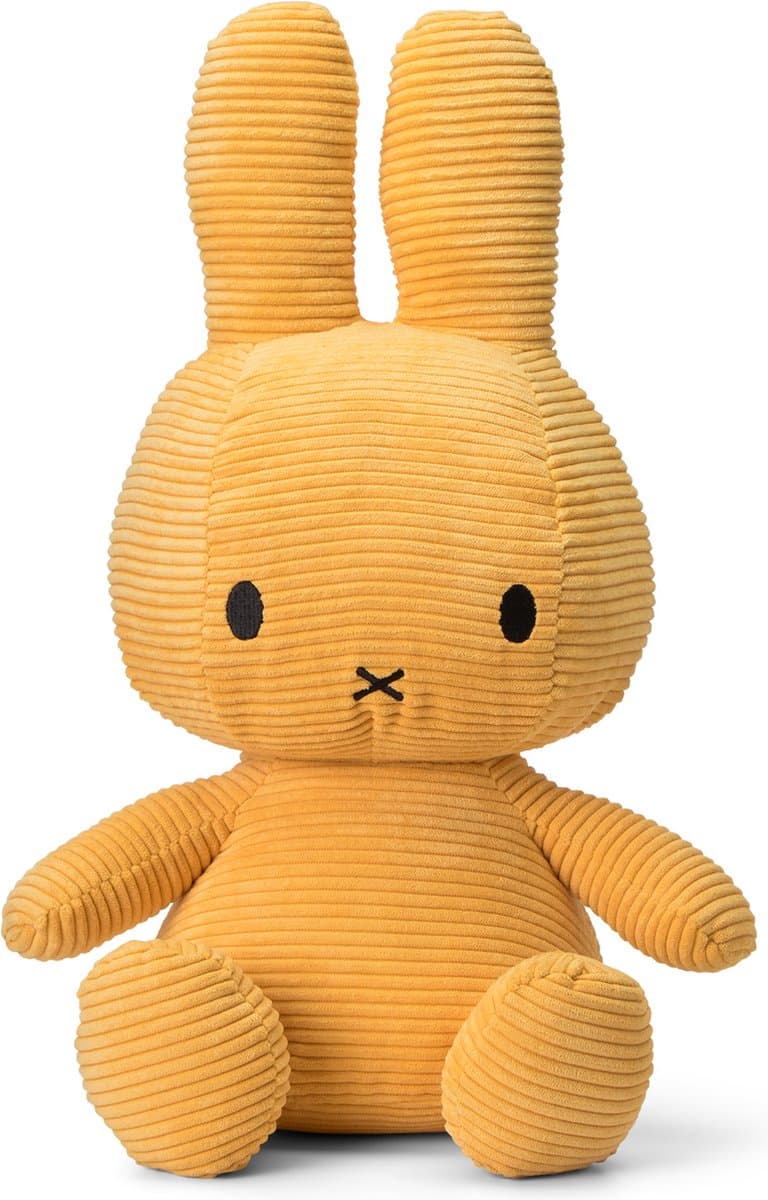 Nijntje Corduroy Yellow 50cm ECO - Knuffel yellow