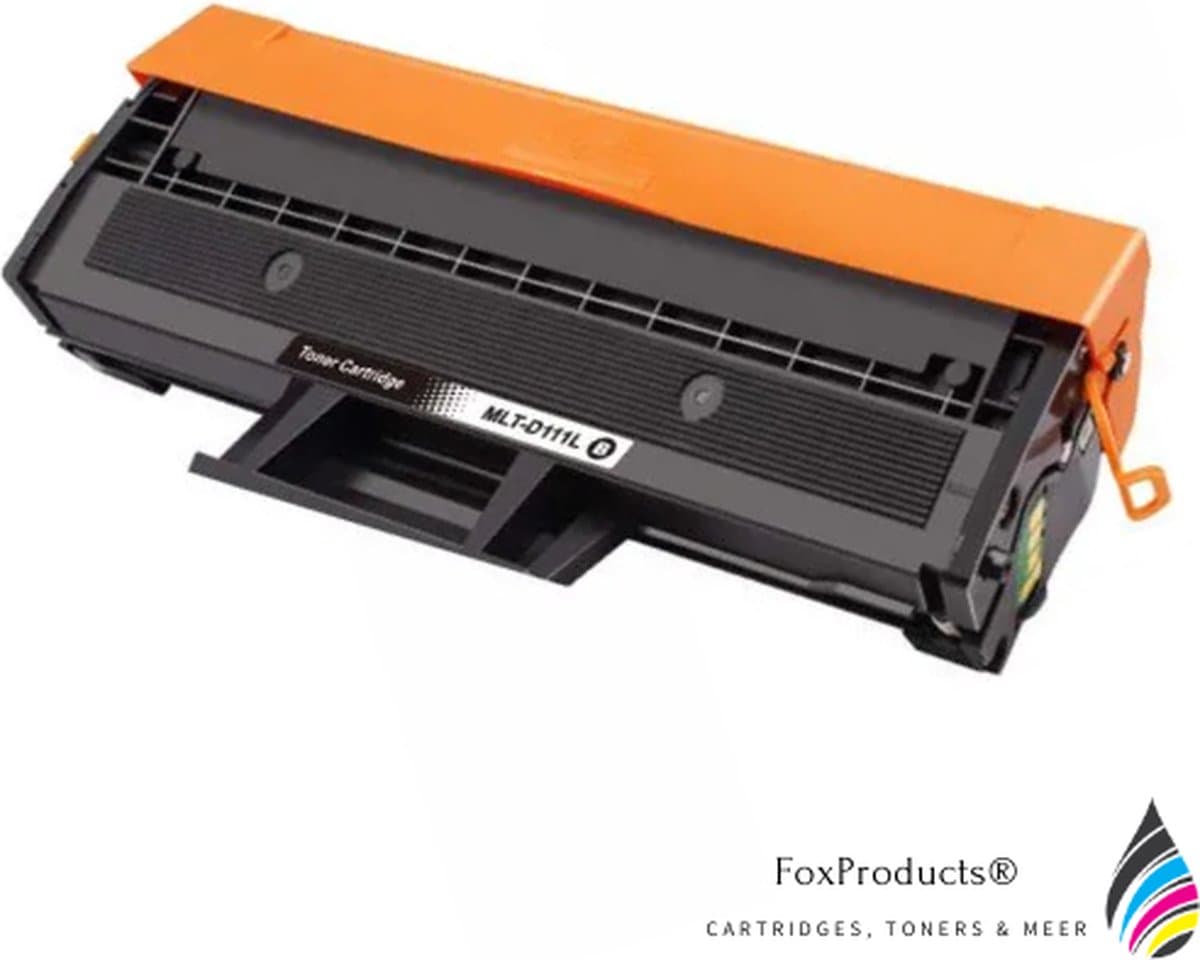 FoxProducts® MLT-D111L 111L MLTD111S / MLT-D111s M2020 - 1800 Pagina Geschikt voor Samsung Xpress SL-M2020, SL-M2020W, SL-M2021, SL-M2021W, SL-M2022, SL-M2022W, SL-M2026, SL-M2026W, SL-M2070(F)(W), M2071, SL-M2071FH, SL-M2071W