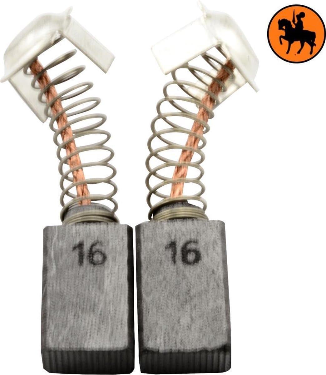 Koolborstelset voor Hitachi frees/zaag SB-75 - 7x11x17mm