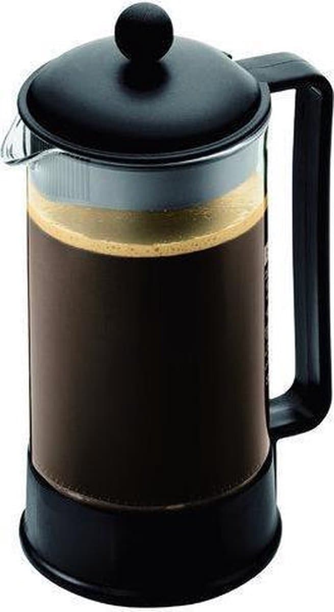Bodum Brazil French press koffiezetter - 1L, 8 kopjes, zwart