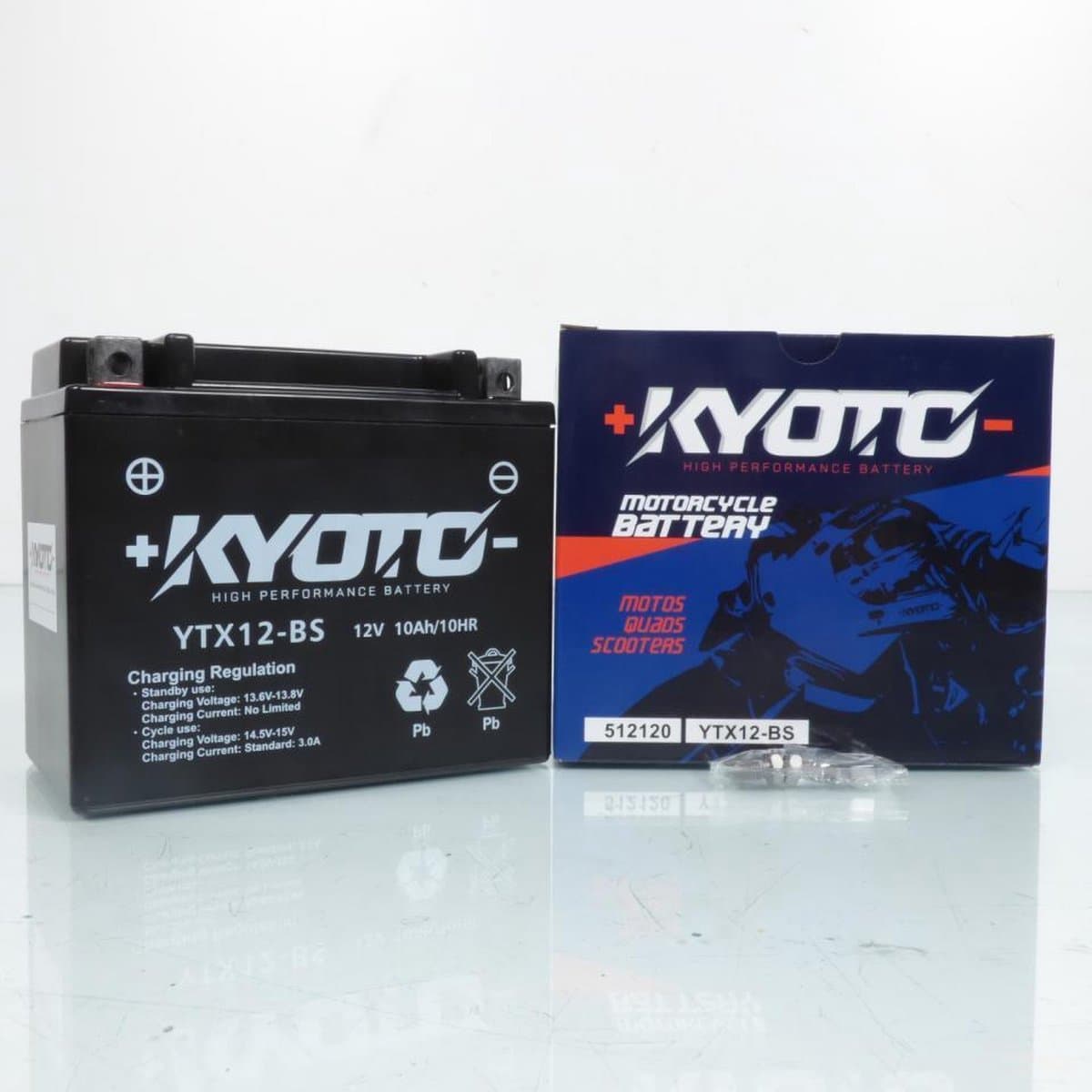 accu's sla kyoto voor motorfiets aprilia 1000 tuono v4r aprc abs 2014 ytx12-bs sla / 12v 10ah nieuw
