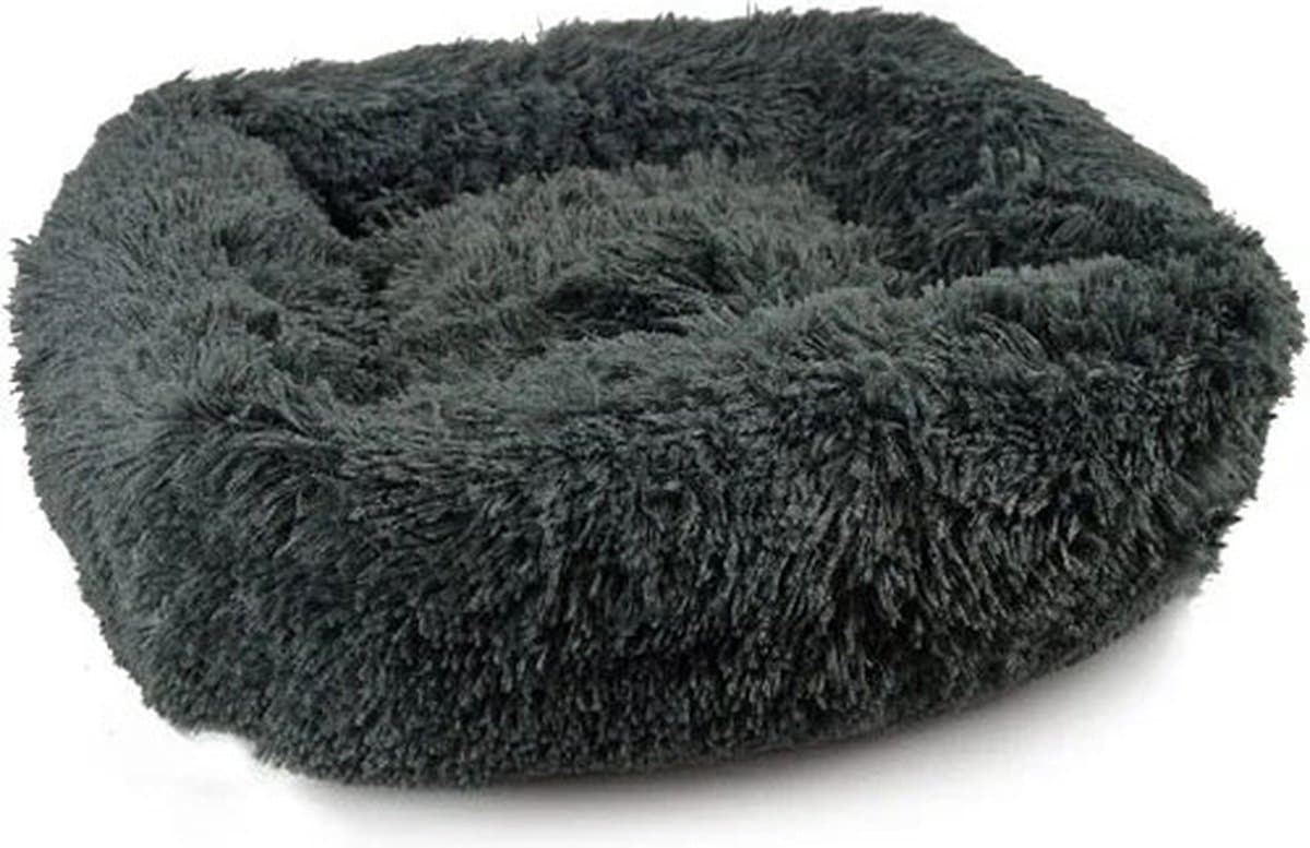 Grizo Softy Bed - Hondemand - Kattenmand - Super Zacht - Kleur: Zwart - Maat M: 70 cm