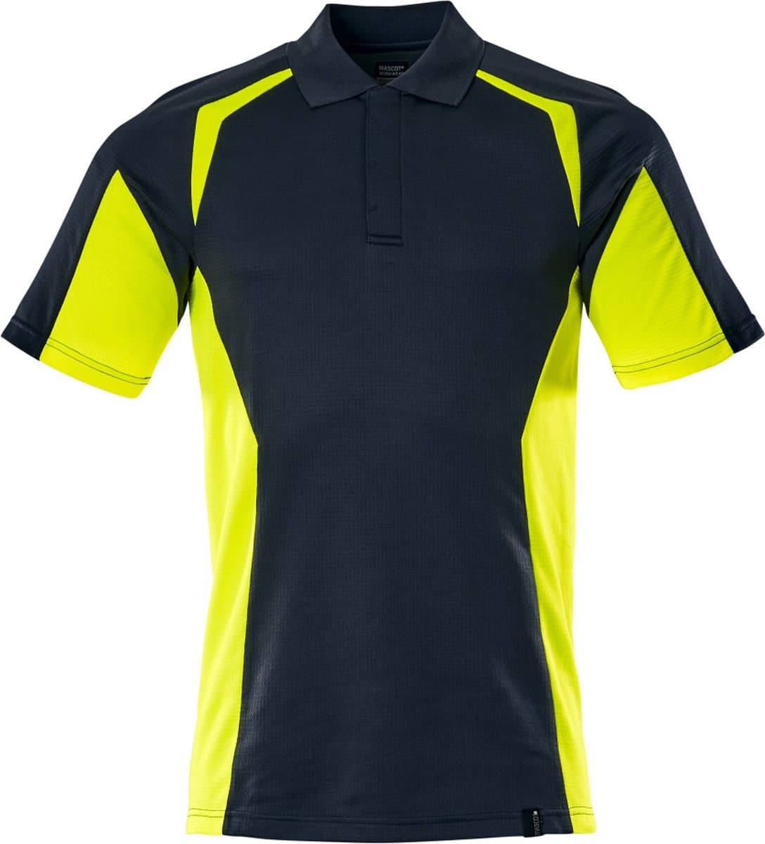Mascot Accelerate Safe Poloshirt 22083-771 - donkermarine/hi-vis geel - L