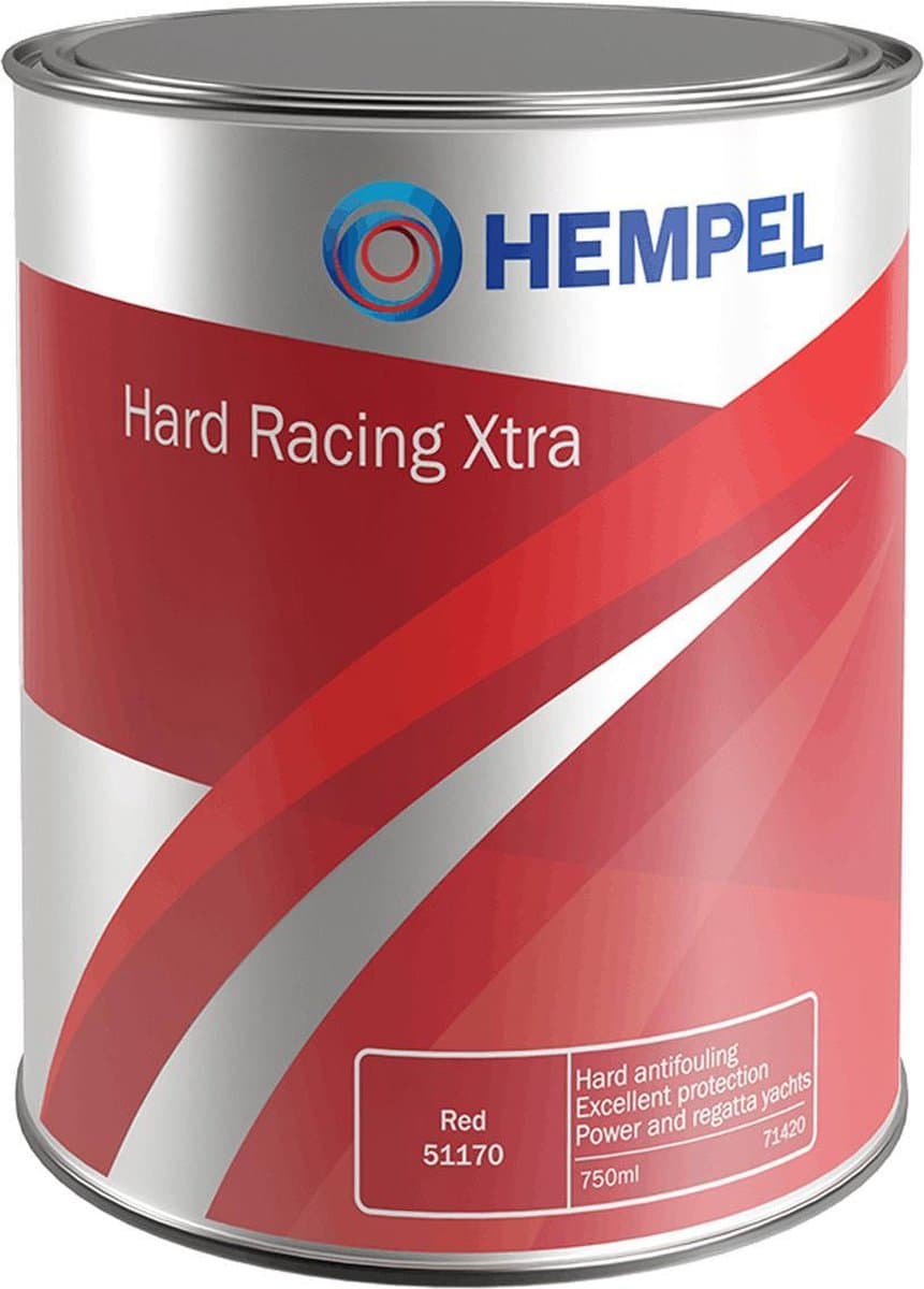 HEMPEL® Hard Racing Xtra 7666C Red 56460 - Koperhoudende Antifouling - ZOUT - ZOET - BRAK water - zeer geschikt voor speedboten