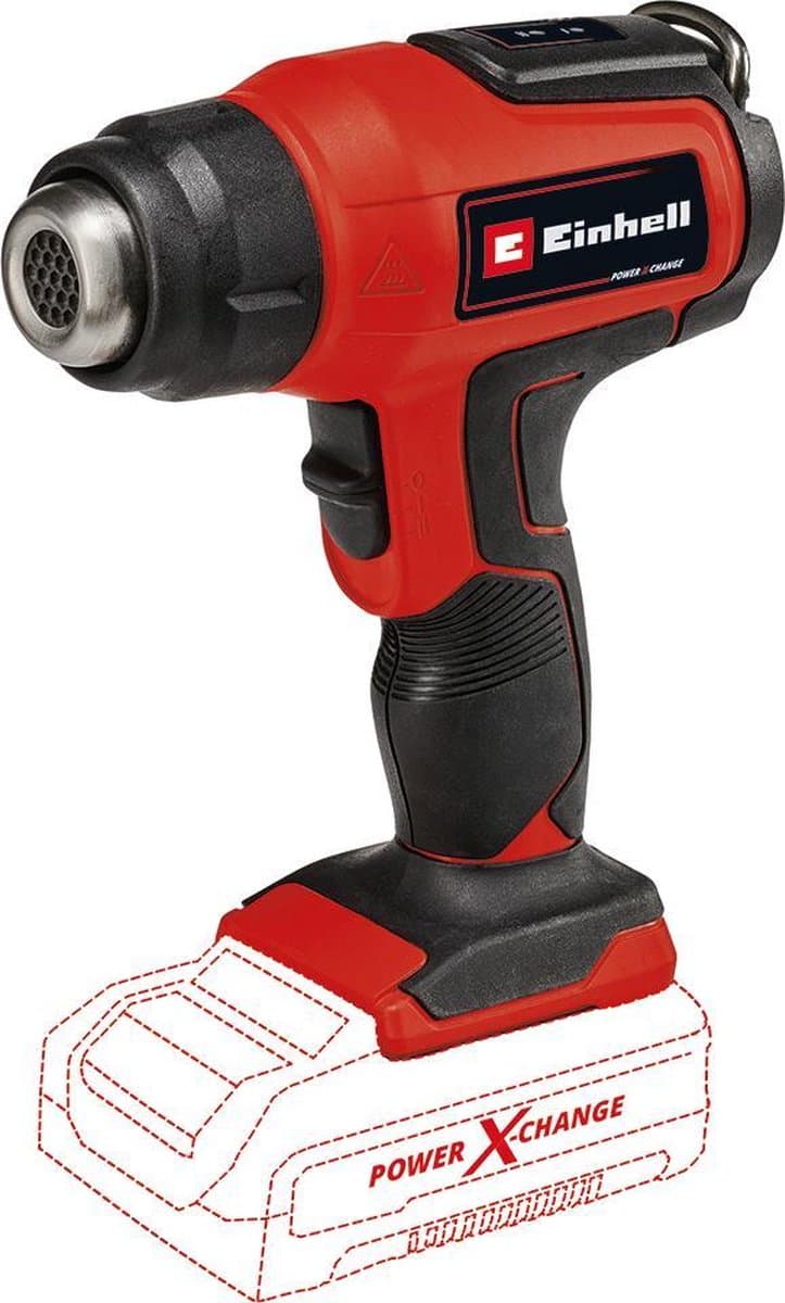 Einhell Power X-Change draadloze hittegun TE-HA 18 Li Solo - 18 V