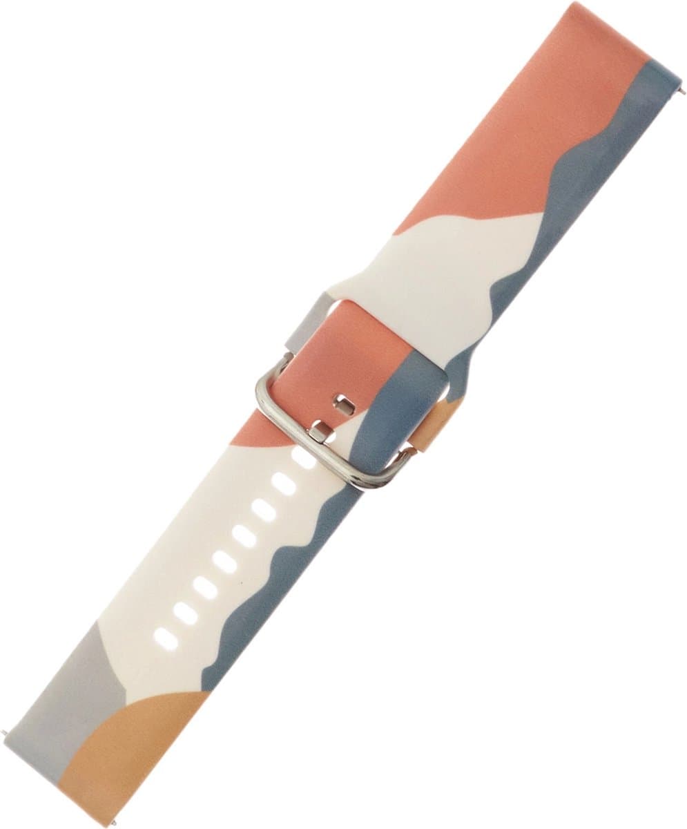 Band - Moro - Band voor Samsung Galaxy Watch - 42 - mm - siliconen - band - horlogearmband - patroon - 15