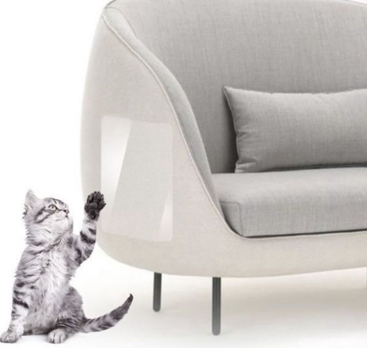 4 XXL Vellen - Anti Krab Meubelbescherming - Bank Beschermer Tegen krabschade - Voor katten en honden - Anti krab Nagels - LOUZIR