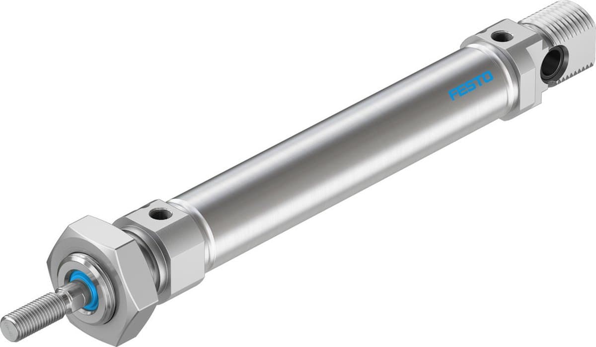 Festo Cilinder 16mm Boring 60mm Slag ISO 6432 Dubbelwerkend - 1908271 - P2CPT