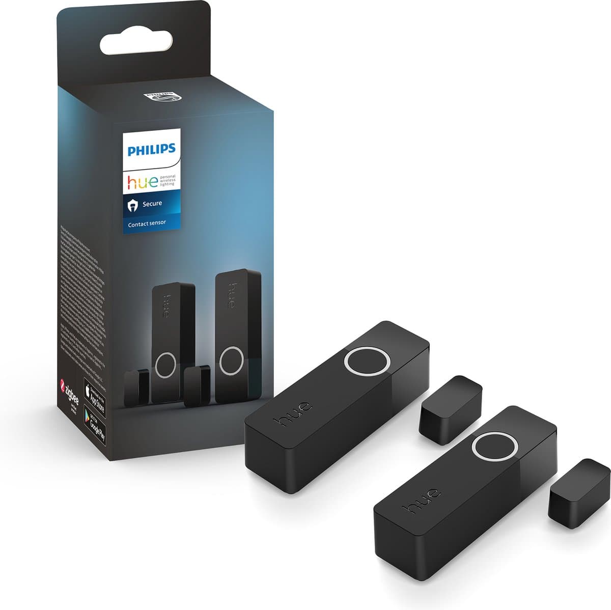 Philips Hue Secure Contact Sensor Zwart 2-pack