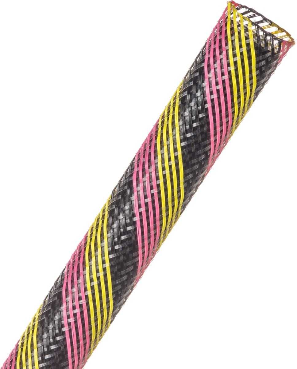 Techflex-PTN1.00HH/09-Kabelsok-Kabelsleeve-Kabelbeschermer-Kabel Management–Kabelkous-Kabelmantel - Maat: 15,9 mm – 41,3 mm-Kleur: Hip Hop-Lengte: 9 meter
