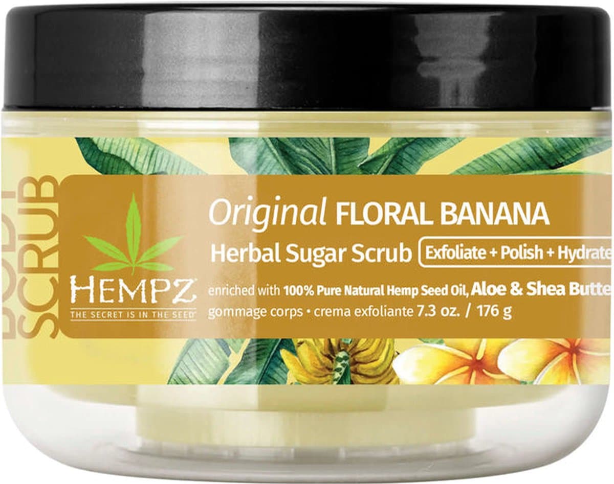 Hempz Original Floral Banana Herbal Sugar Scrub Herbal Sugar Scrub 176gr
