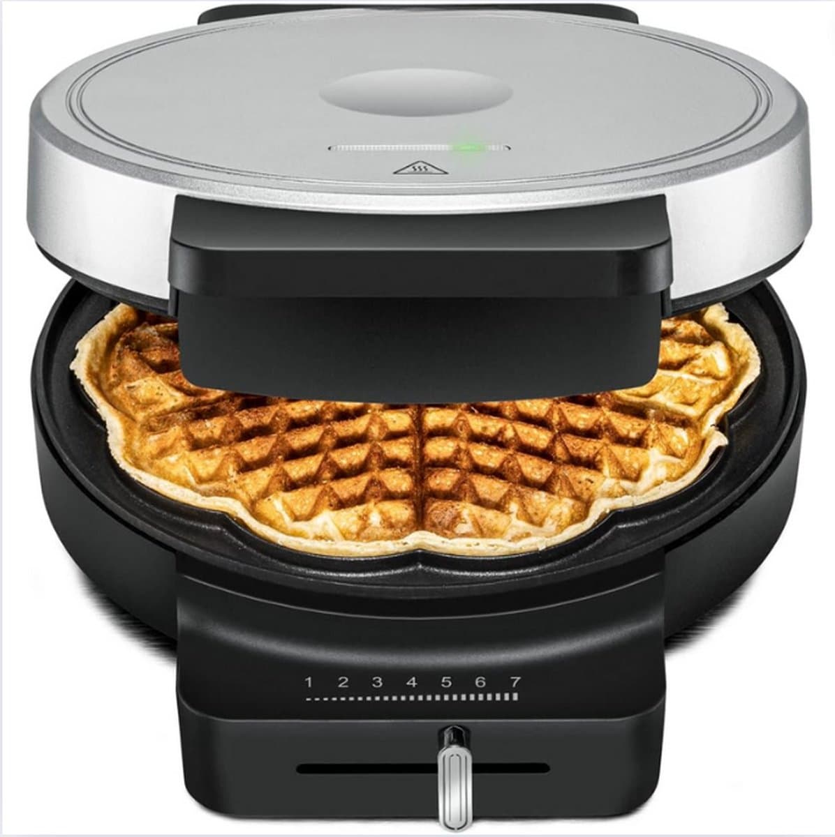 Wafelijzer Hartvorm - Wafelijzer Hartjes Met Temperatuurregeling - Harten Wafelijzer Voor Perfecte Wafels