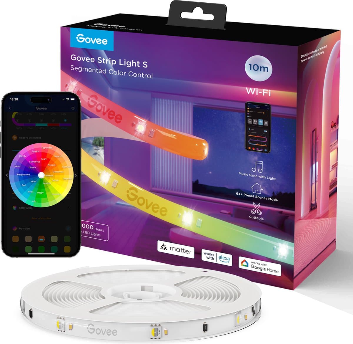 Govee Lightstrip S Segmented Colour Control 10 meter