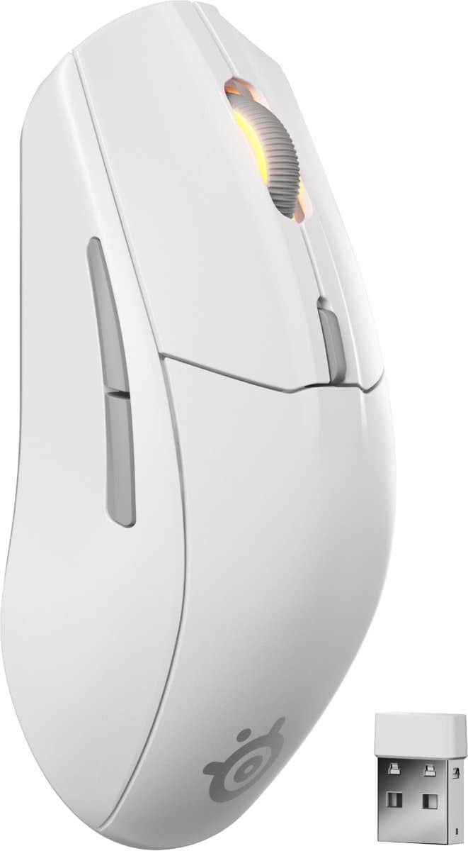 SteelSeries Rival 3 Gen 2 Draadloze Gaming Muis Wit