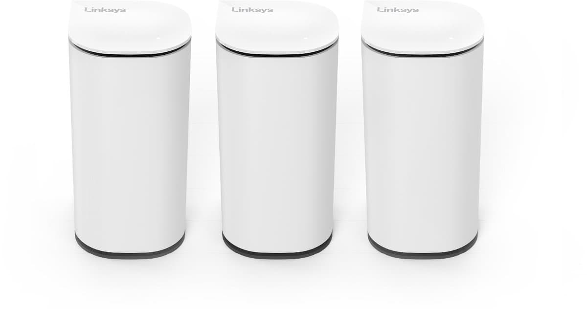 Linksys Velop Micro 7 - Mesh WiFi - WiFi Versterker - WiFi 7 - 5000 Mbps - 3-Pack - Wit