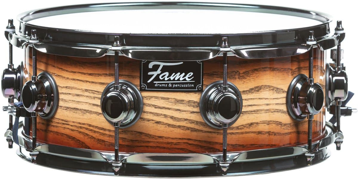 Fame Fortress Snare 14"x5,5" Brown Burst - Snare drum