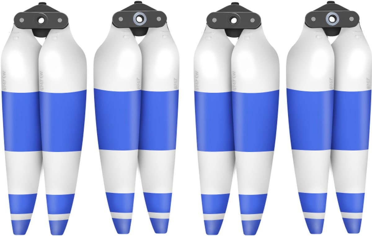 Low Noise Propellers - DJI Air 3/3S - Blauw en Wit