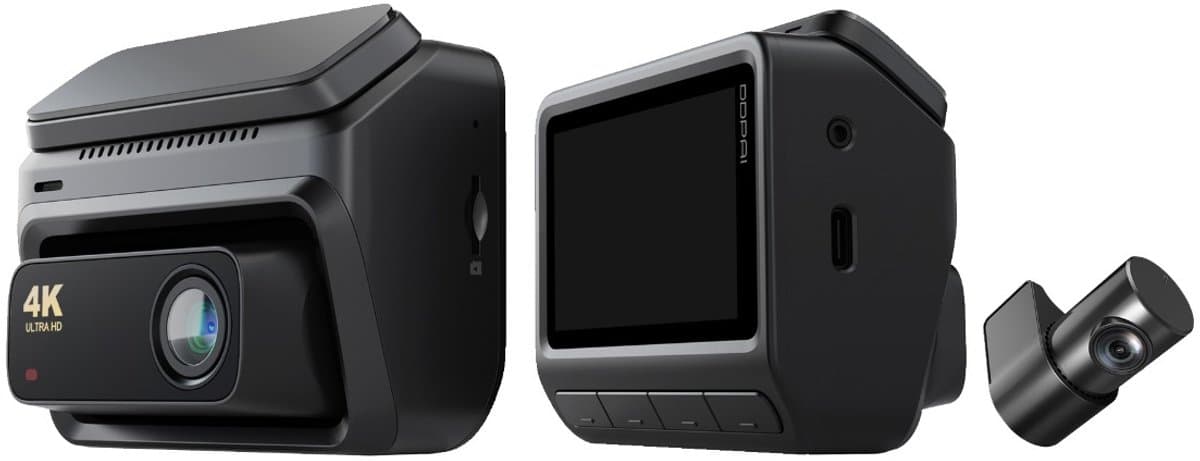 Dashcam - 4K Ultra HD - voor Auto - Voor en Achter Camera - G-Sensor - Dual Dashcam - DDPAI Z60