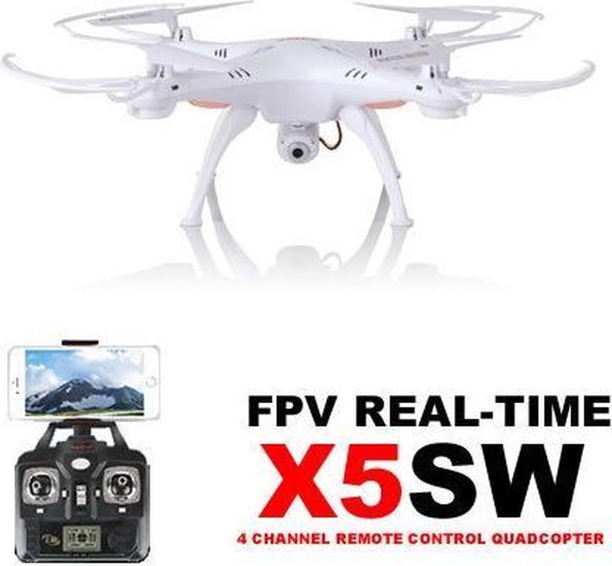 Syma X5SW met Camera - Drone - zwart