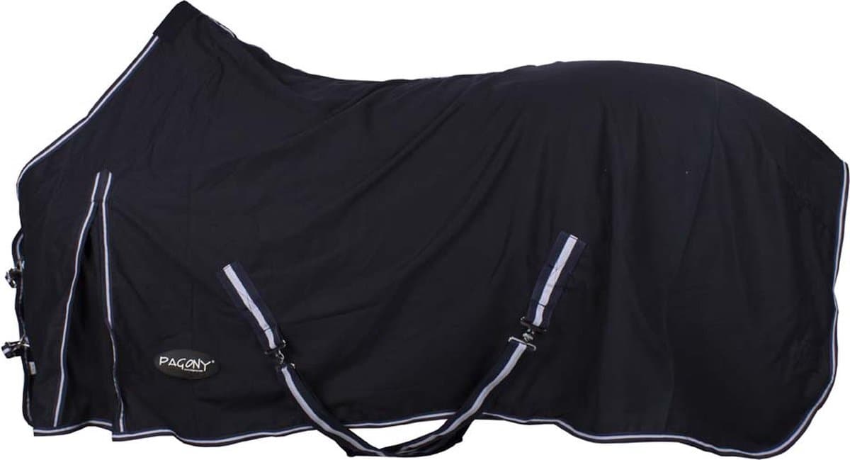 Pagony Poly Cotton Zomerdeken - Paardendeken - Maat: 205 - Blauw - Polyamide