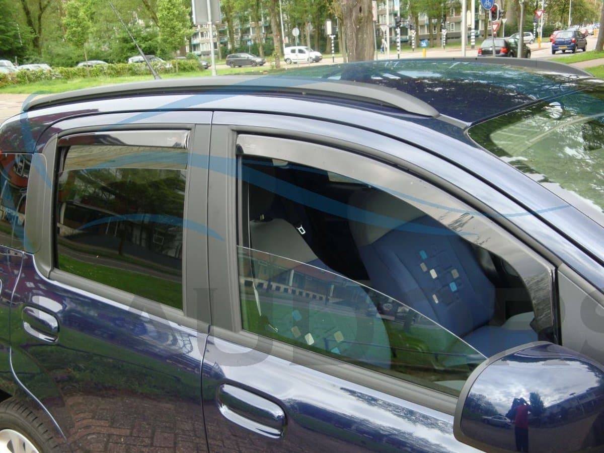 Fiat Panda donkere dark zijwindschermen type III (model 319) 5 deurs bouwjaar VANAF 02/2012- set a 4 stuks tbv voor & achterramen