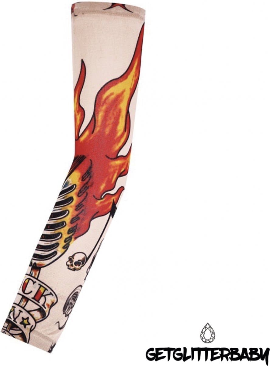 GetGlitterBaby® - Tattoo Sleeve / Tijdelijke Tattoos Arm / Nep Tatoeage Mouw / Fake Temporary Neppe Tatoe Kous Tattoo