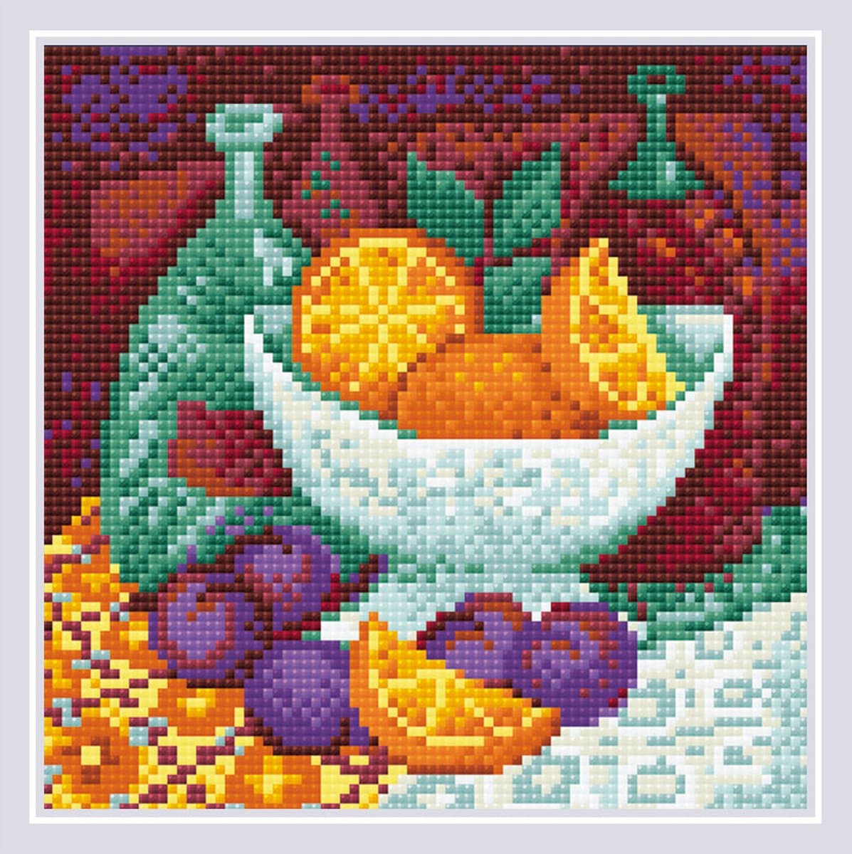 Riolis Diamond Painting Kit Mosaic Oranges