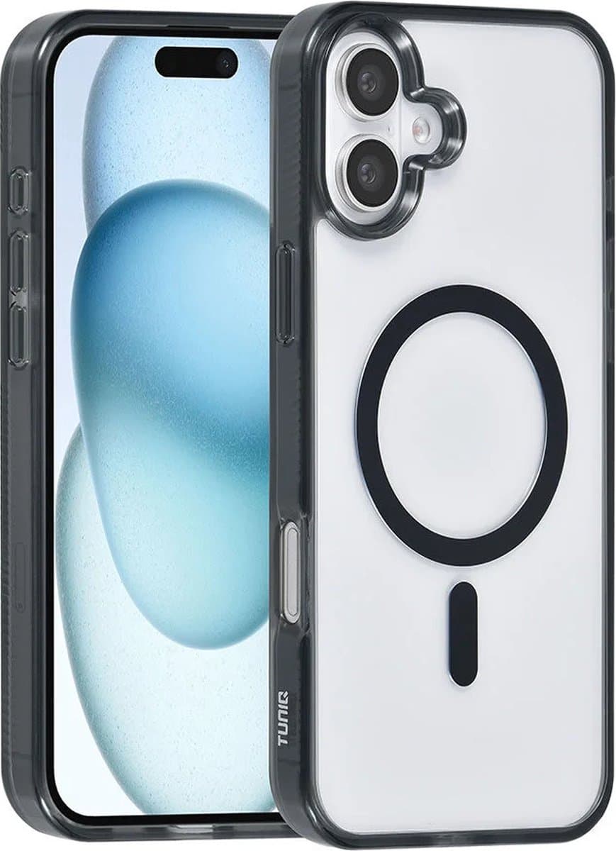 Back cover case - Magsafe silicone Hoesje Geschikt voor: iPhone 16 - Zwart