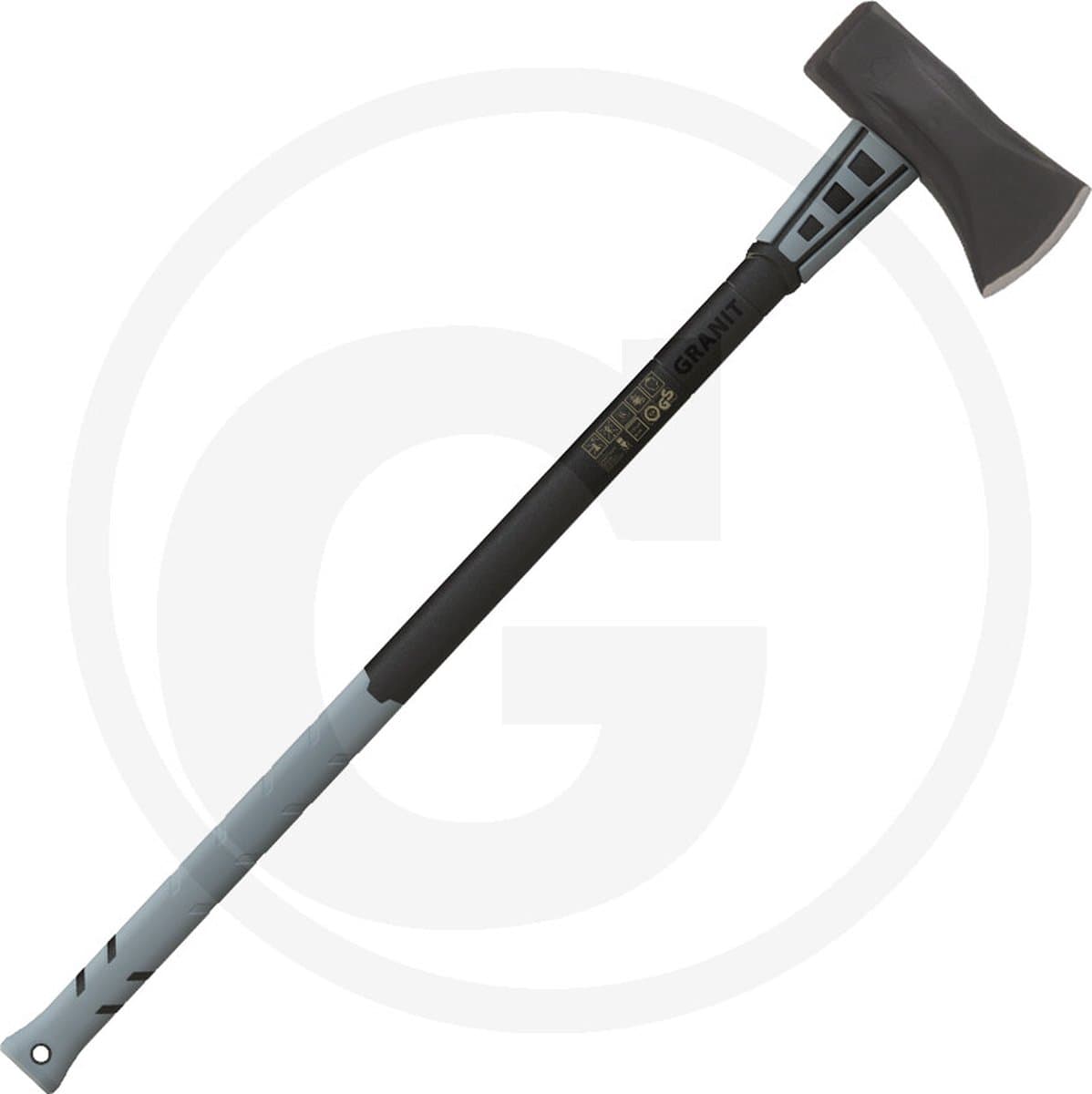 GRANIT BLACK EDITION - Kloofbijl - 92cm - kop 5kg