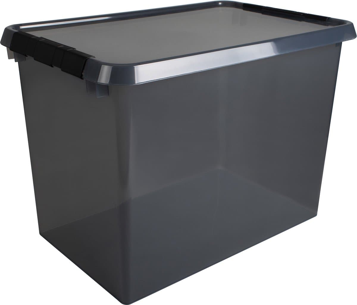 Sunware Comfort Line opbergbox 72L - 60x40x42 cm - Transparant/Grijs