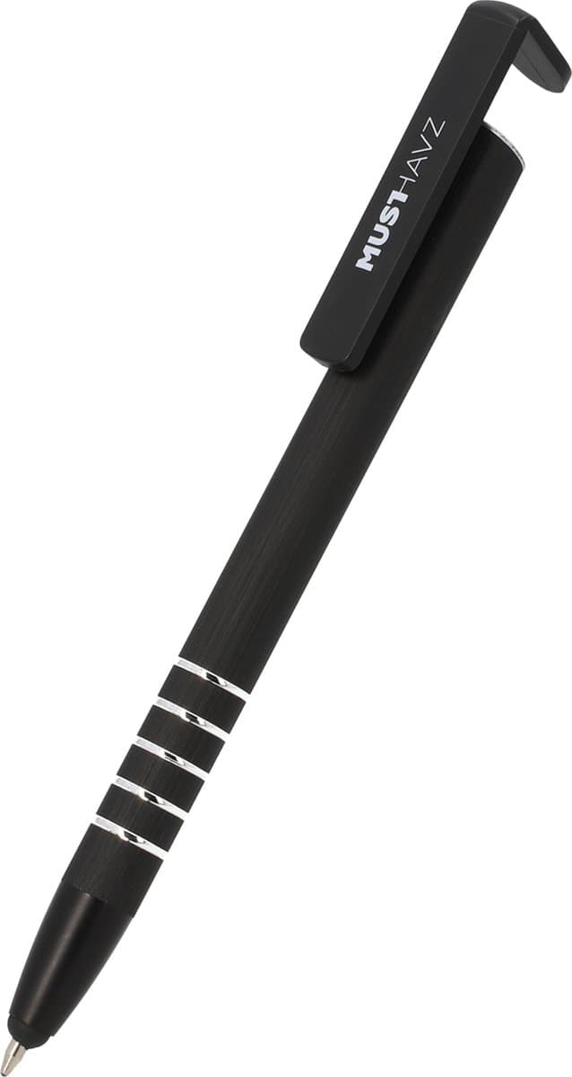 Musthavz 3-in-1 Pen, stylus and stand, black
