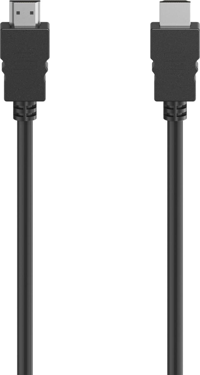 Hama 00305149 HDMI kabel 1,25 m HDMI Type A (Standaard) 3 x HDMI Type A (Standard) Zwart