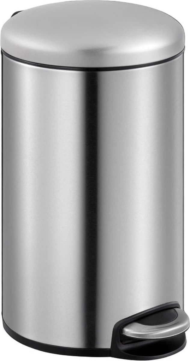 EKO - Maggey pedaalemmer 20 liter - Stainless steel Polypropyleen - mat RVS - Prullenbak