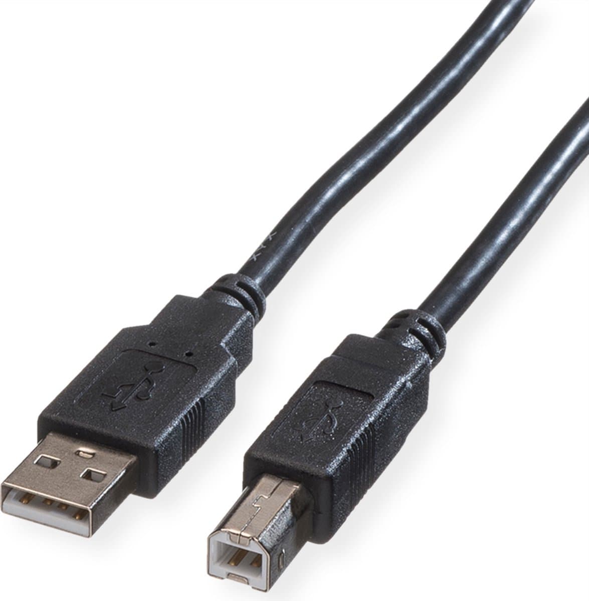 ROLINE USB 2.0 Kabel, type A-B, zwart, 4,5 m
