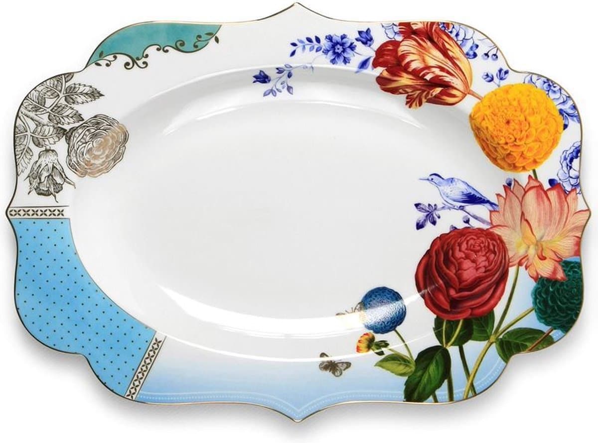 Pip Studio Royal collectie ovale schaal 40 x 28,5 cm - Oval platter Royal