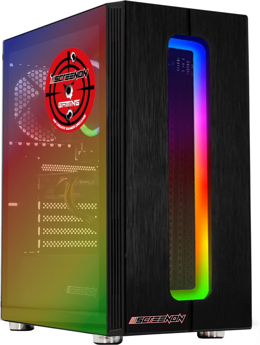 ScreenON - Game PC - Intel Core i3 - 512GB M.2 SSD - RTX 3050 - GamePC