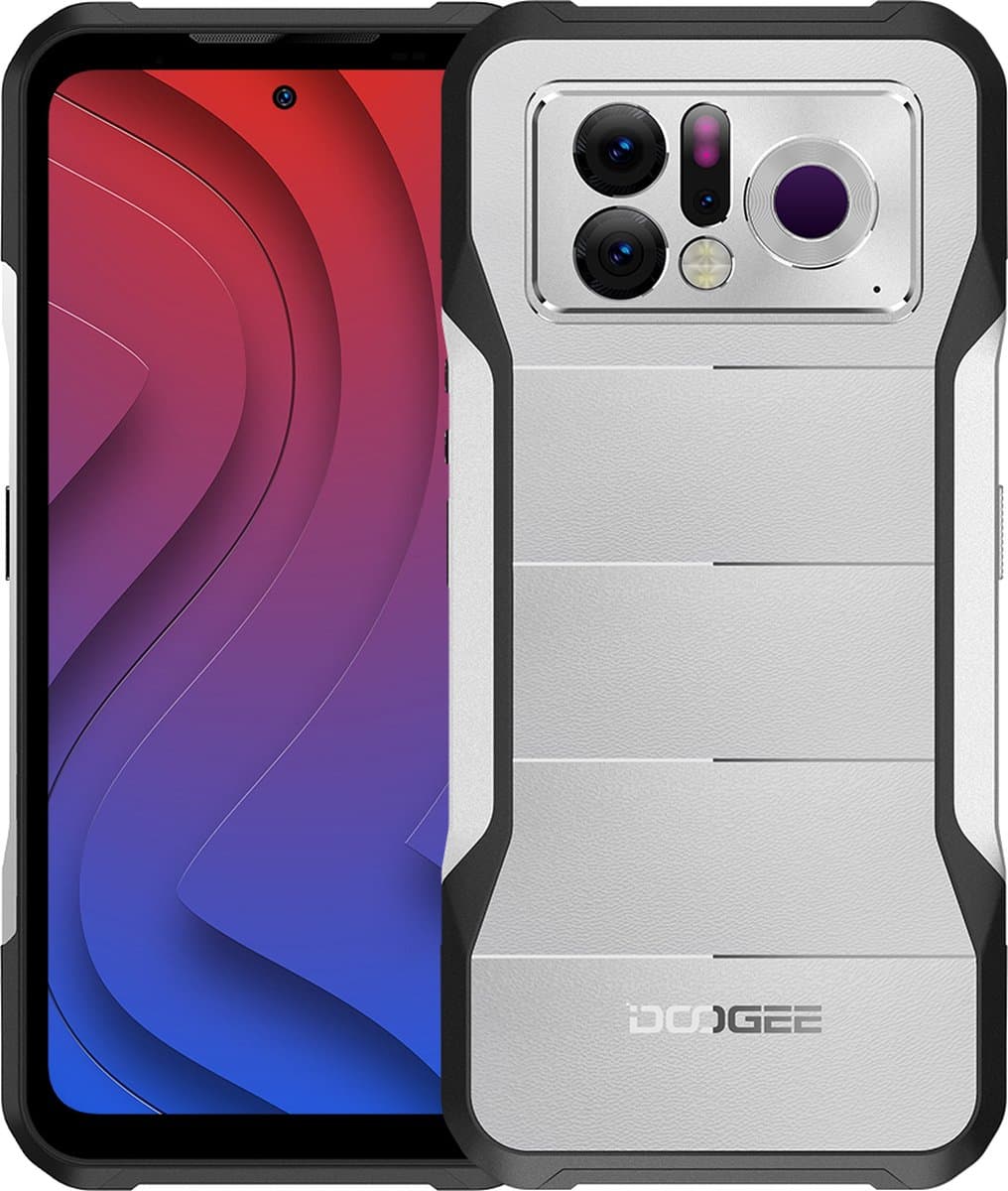 Doogee V20PRO NL – 6.43inch – Robuuste Smartphone – 12GB+8GB RAM – 256GB ROM – 6000mAh – Android 12.0 – Zilver
