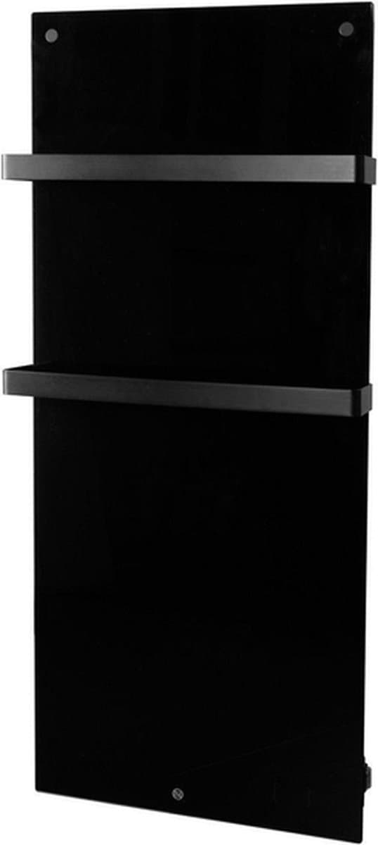 Eurom Sani 1000 Comfort Badkamerkachel - 127x55x5cm - wifi - 1000watt - glas zwart